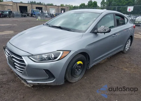 2017 Hyundai Elantra Se из США, поврежденный, VIN 5NPD74LF9HH148912